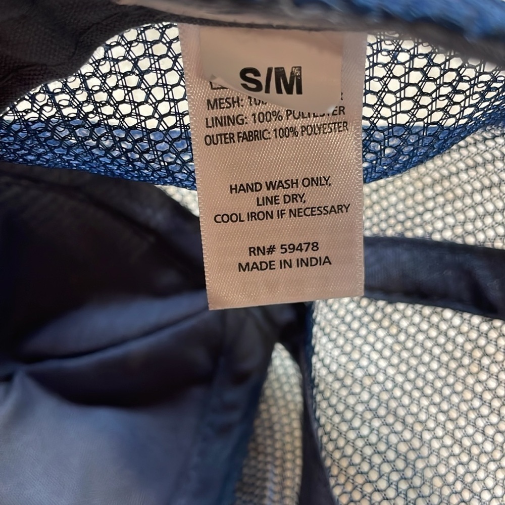 Tommy Bahama Marlin Cap Unisex Navy Blue Adjustable Baseball Cap Sz S/M - Picture 5 of 7